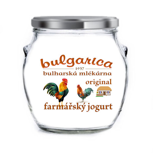 Jogurt z kravského mléka «Bulgarica» 450g
